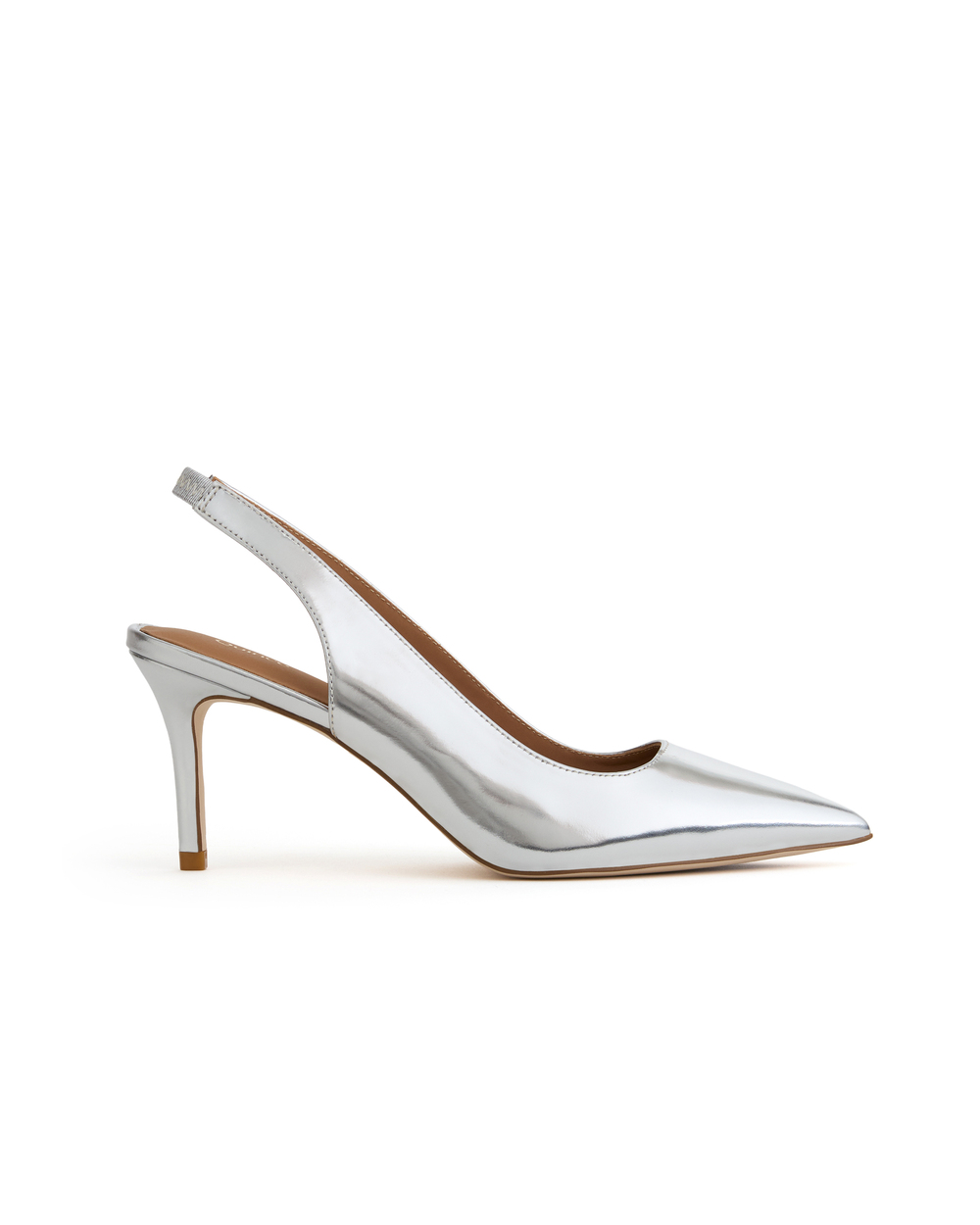 Italian Leather Slingback 75mm Heel